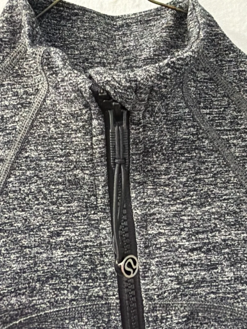 lululemon athletica Heathered Charcoal Full-Zip Jacket